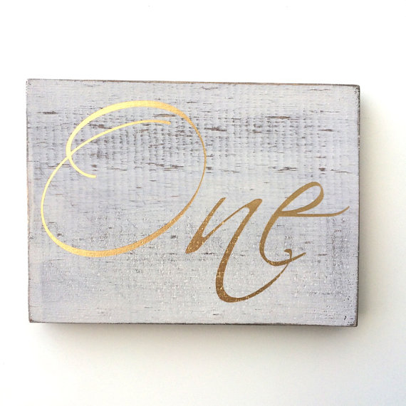 Mariage - Wedding table numbers, gold table numbers, wedding reserved seating