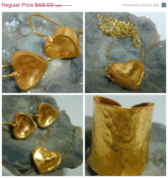 Свадьба - VALENTINE DAY Gold  earrings / Heart earrings /  Dangling pearl earrings / Bridal earrings / Wedding jewelry/ Women jewelry