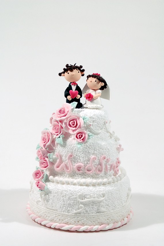 Wedding - Wedding cake topper, Decoration, Gift, Keepsake - Listing for the Deposit payment