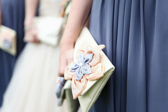 Wedding - Wedding clutch, wedding bag, bridesmaid clutch, Bridal Clutch, Purse for wedding