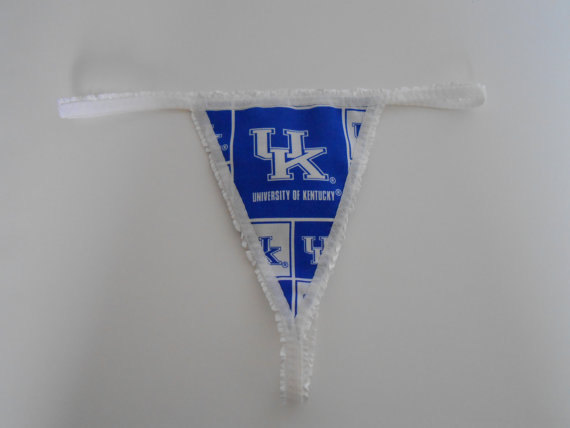 Mariage - University of Kentucky Wildcats Thong G String Bachelorette Party Bridal Birthday Wedding Gift Idea Valentine's Day