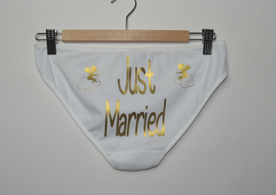 زفاف - Bride Gift. Bridal Shower Gift. Honeymoon Lingerie. Panties. Womens Underwear. Wedding Shower Gift.