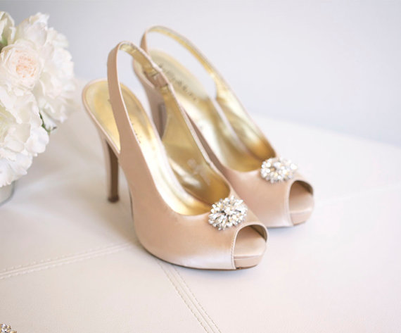 Hochzeit - Bridal shoe clips 
