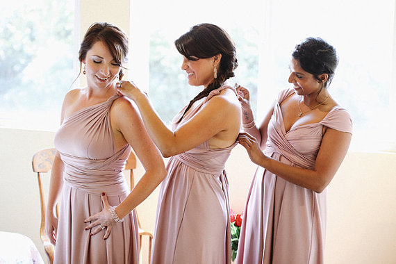 Hochzeit - As Seen on Fox TV Masterchef 2014 "It's a Masterchef Wedding" The All Custom Radical Thread Infinity Dress