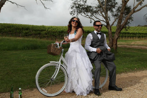 زفاف - Upcycled Wedding Dress Fairy Tattered Romantic Dress Upcycled Woman's Clothing Shabby Chic Funky Eco Style MADE TO ORDER