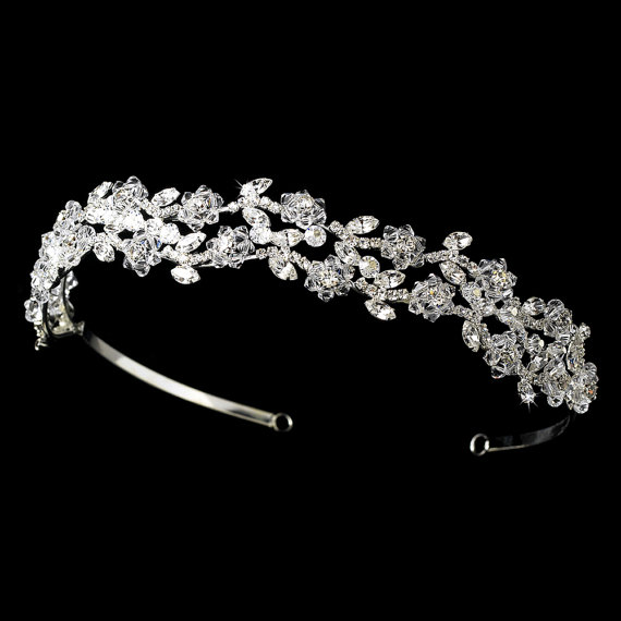 Свадьба - Wedding headpiece, Bridal headband, Wedding tiara, Crystal headband, Swarovski crystal headpiece, Rhinestone headband, Vintage wedding
