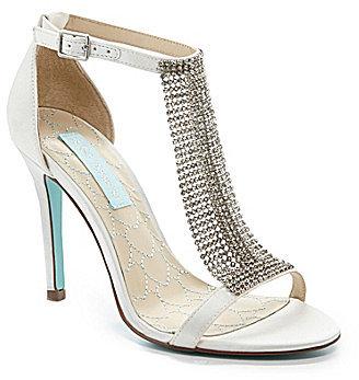 Mariage - Blue by Betsey Johnson Mesh Dress Sandals