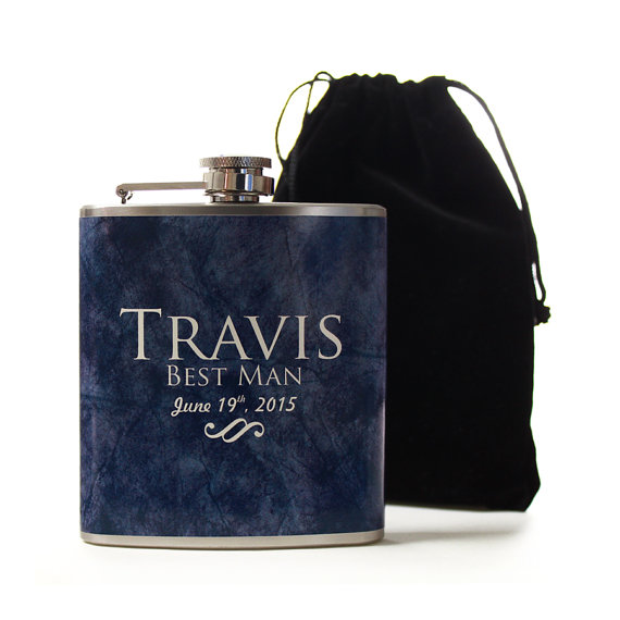 Свадьба - Wedding Party Gifts, Personalized Flasks for Groomsmen