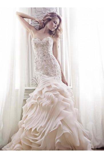 Hochzeit - Maggie Sottero Bridal Gown Aurora / 5MT153