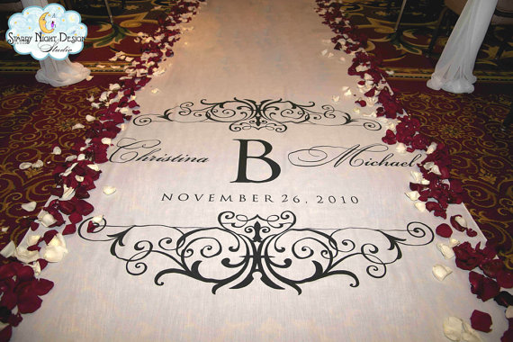 Wedding - Aisle Runner, Wedding Aisle Runner, Custom Aisle Runner, on Quality Fabric that Won't Rip or Tear