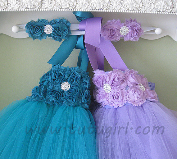 Wedding - CUSTOM Flower Girl Dress, Tutu Dress Toddlers Girls Baby - Choose Your Own Colors