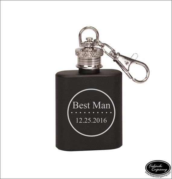 Mariage - Groomsmen Gift, Personalized Flask, Hip Flask, Groomsmen Flask, Engraved Flask, Monogram Flask, Custom Flask, Will You be my Groomsman