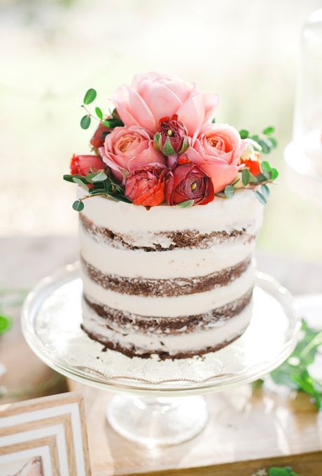 Hochzeit - 32 Of The Prettiest Floral Wedding Cakes