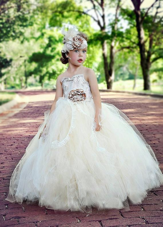 Wedding - flower girl dress