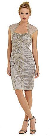 Mariage - Sue Wong Embroidered Illusion Lace Dress