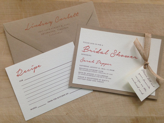 Wedding - Couple's Wedding Shower Invitation // Simple and Vineyard Invite // Purchase this Deposit to Get Started