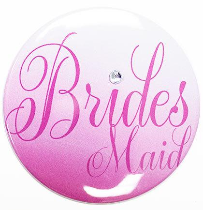 زفاف - Large Size Bridesmaid Button - Bridal Party Buttons, Bachelorette Party Button, Bridal Shower Button, Bmaid