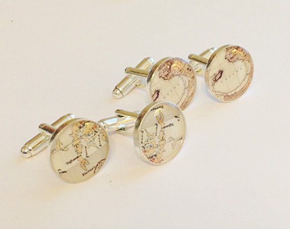 Mariage - Map Cuff Links - Cuff Links Customized with Map - Memories for Dad, Grandpa, Best Man, Groomsmen, Honeymoon - Maryland