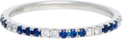 Wedding - Zoe Diamond & Sapphire Half Eternity Ring