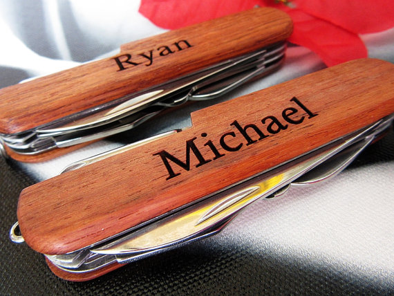 Wedding - Ring Bearer Gift - Personalized Pocket Knife, Custom Knife, Engraved Knife: Gift for Him, Stocking Stuffers, Father's Day, Bachelor Party