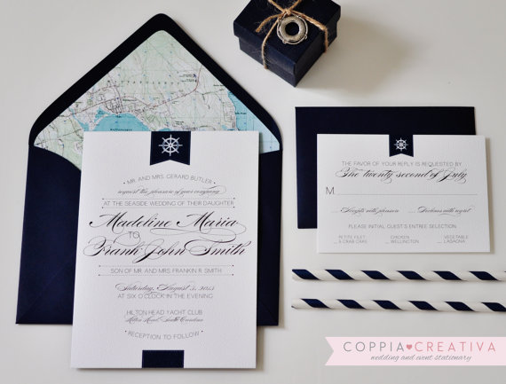 Mariage - Nautical Wedding Invitation