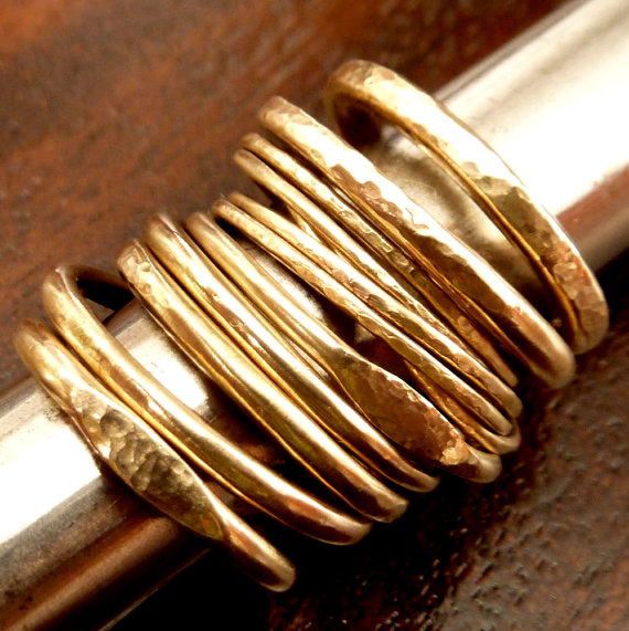 زفاف - Gold Stacking Ring - One Stackable Trendy Ring - 2mm Wide Ring - Unisex Wedding Ring - Gold Band Ring - Handmade Jewelry - VenexiaJewelry