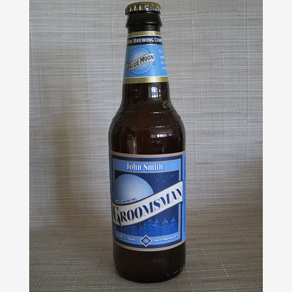 Hochzeit - Personalized Beer Label. Create a custom label for any occasion- weddings, birthdays, parties. Ask groomsmen, ask best man