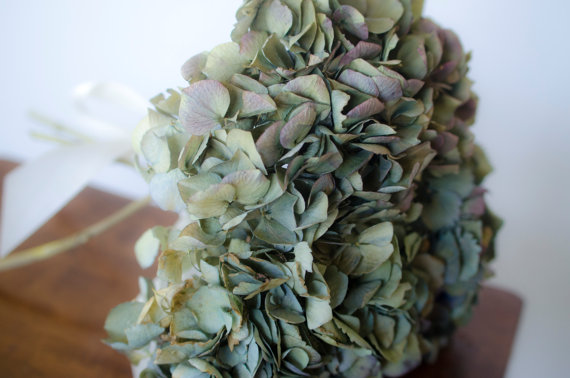 زفاف - Large bunch of dried blue hydrangea, blue decor, blue wedding, wedding decor