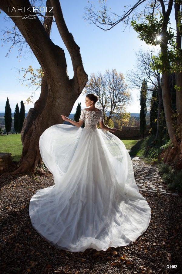 Hochzeit - Tarik Ediz White Wedding Dress Collection 2015