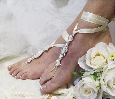 Wedding - Barefoot sandals, barefoot sandals, wedding shoes, anklets for women, barefoot sandal, footless sandles,beach wedding sandal, slave sandals,bridal barefoot sandals, wedding barefoot sandals