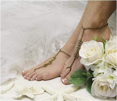 Hochzeit - Barefoot sandals-barefoot sandals, wedding shoes, anklets for women,barefoot sandal, footless sandles, beach wedding sandal, slave sandals, bridal barefoot sandals, wedding barefoot sandals,foot jewelry, pearl barefoot sandals,