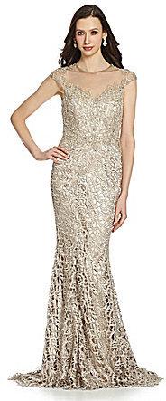 Mariage - Mac Duggal Beaded Lace Gown