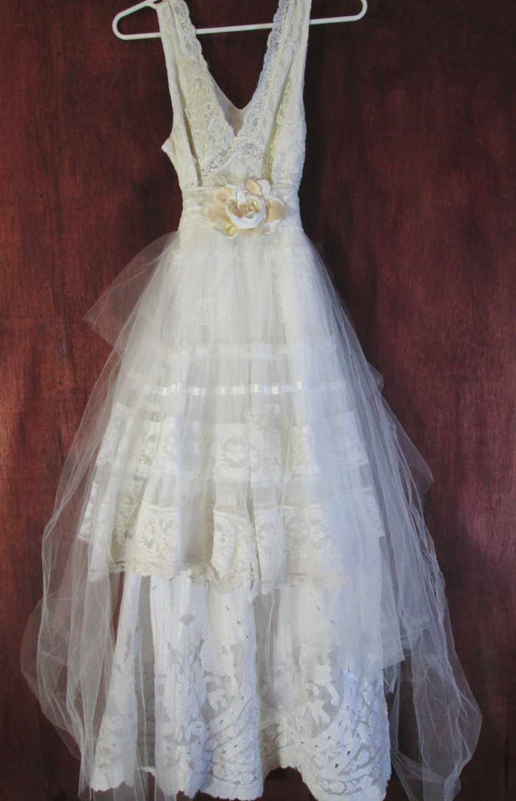 Wedding - RESERVED for lindym8606 deposit for custom wedding dress by vintage opulence on Etsy