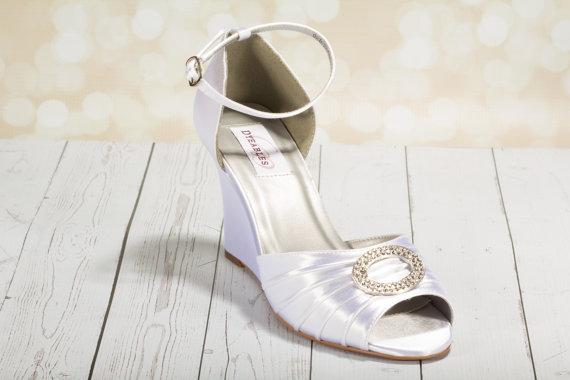 Свадьба - 3" Etta - High Heel Shoe - Platform Shoe - Wedding Shoe - Choose From Over 200 Color Choices - Custom Wedding Shoe