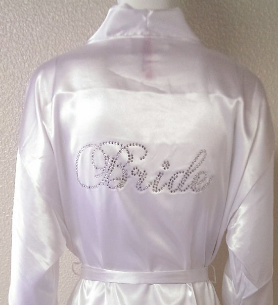 Hochzeit - Bride Robe. Bridesmaid. Bachelorette Party