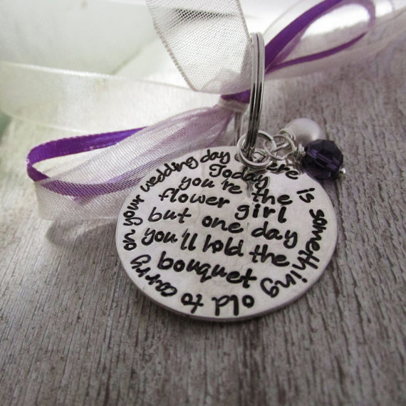 Mariage - Flower girl charm - Bouquet Charm - Bridal Party Favor
