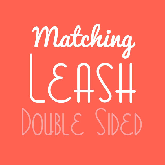 Wedding - Matching Leash - Double Sided 
