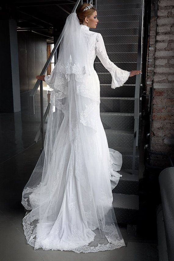 Wedding - Long Sleeves Wedding Dress