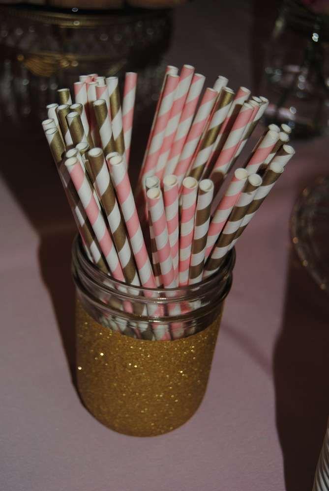 Mariage - Gold & Pink Birthday Party Ideas