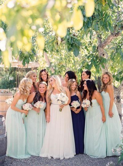 Mariage - Eclectic Mint & Gold Outdoor Wedding