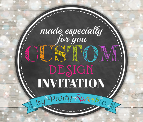 Mariage - CUSTOM PRINTABLE INVITATION - Any Design - Any Theme - Any Occassion - Birthday Baby Shower Wedding Engagment - Digital .jpg File