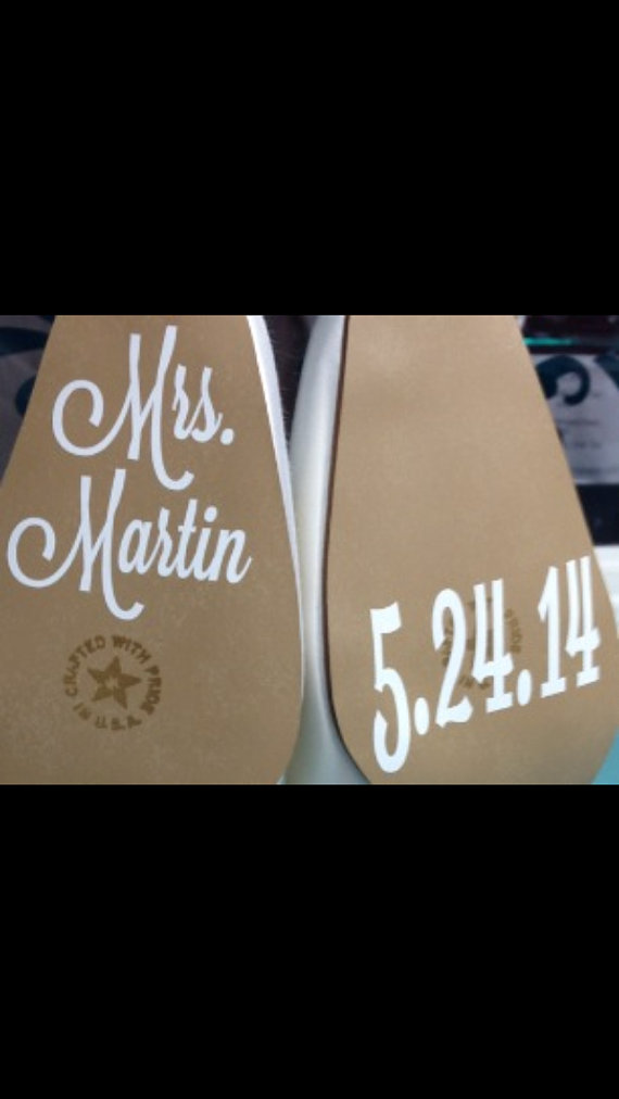 زفاف - Wedding Day decals for your shoes
