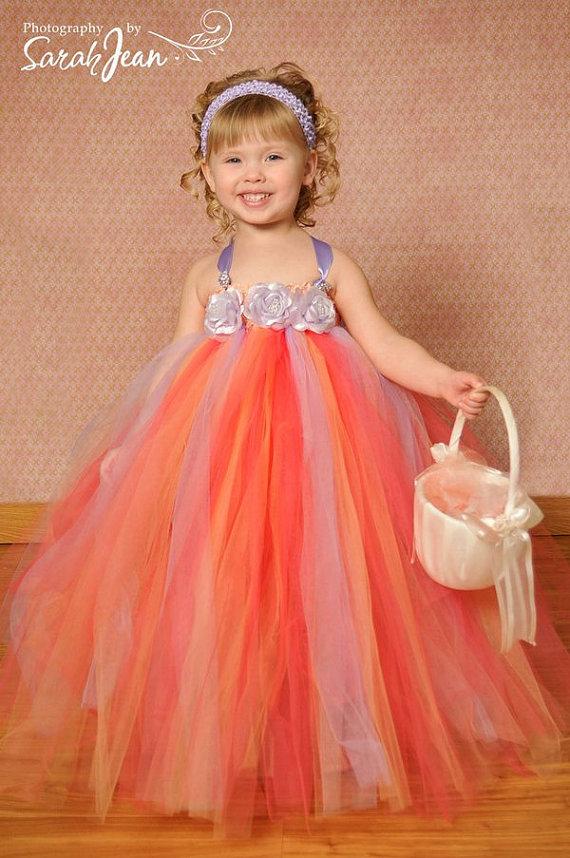 زفاف - Flower Girl Dress- Girl Tutu- Tutu Dress- Newborn Tutu- Toddler Tutu- Flower Girl Tutu Dresses- Available In Size 0-24 Months