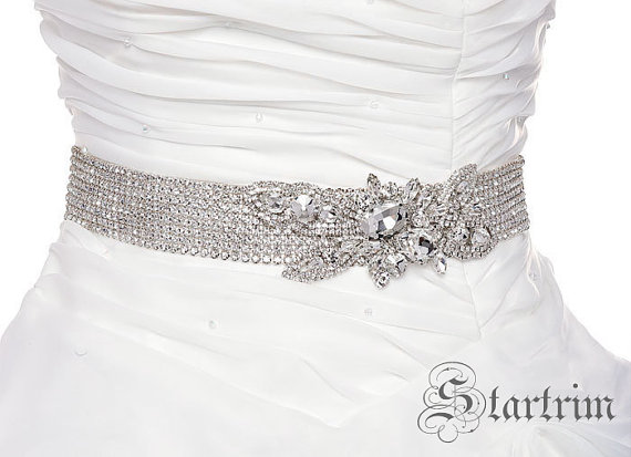 Wedding - SALE RACHAEL Wedding Belt, Bridal Belt, Sash Belt, Crystal Rhinestones