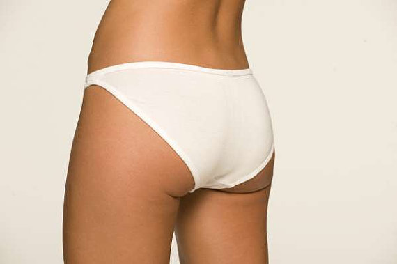 زفاف - White Lingerie Panties - Basic Bikini