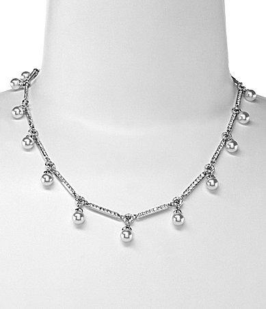 Wedding - Nadri Sway Pearl Collar Necklace