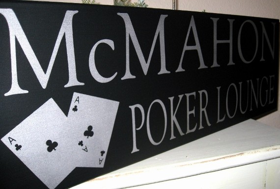 Mariage - Custom Wood Sign,Groomsmen gifts, Personalized Man Cave Sign, game room decor, Poker, fun unique gift for fathers day christmas or anytime