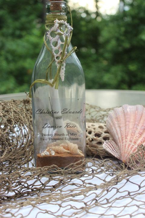 Mariage - Wedding Invitations--Message in a Bottle