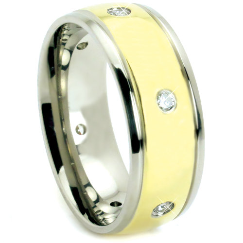 زفاف - Titanium Wedding Band, Titanium engagement ring, Titanium Men's Ring, Ring For men, MMWRT9208