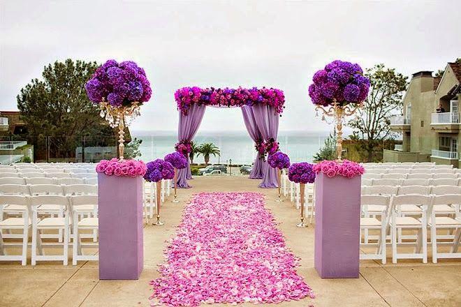 زفاف - Wedding Day Look: Purple Paradise